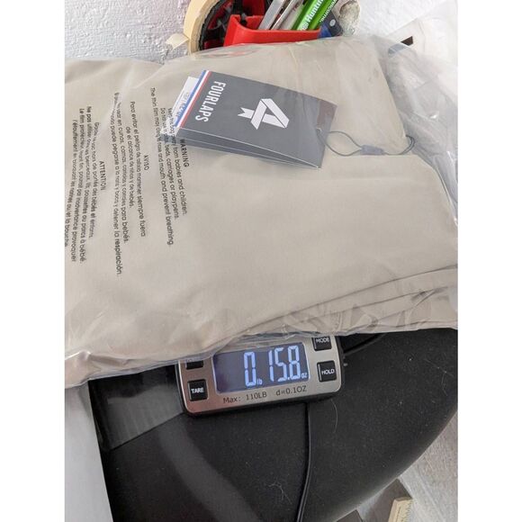 Fourlaps Pants‎ Men's XL Short Beige Elastic Waist Equip Stretch Casual Athletic - Picture 11 of 12